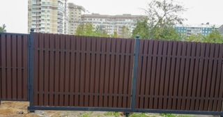 Купить распашные ворота из штакетника Балахна, цена от 2710 руб.