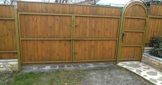 Купить распашные ворота деревянные Балахна, цена от 2710 руб.